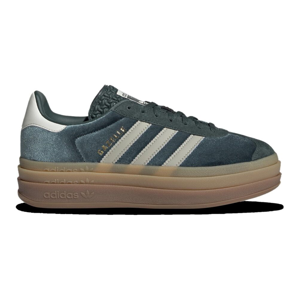 adidas gazelle bold Women's Shoes in mineral green and White